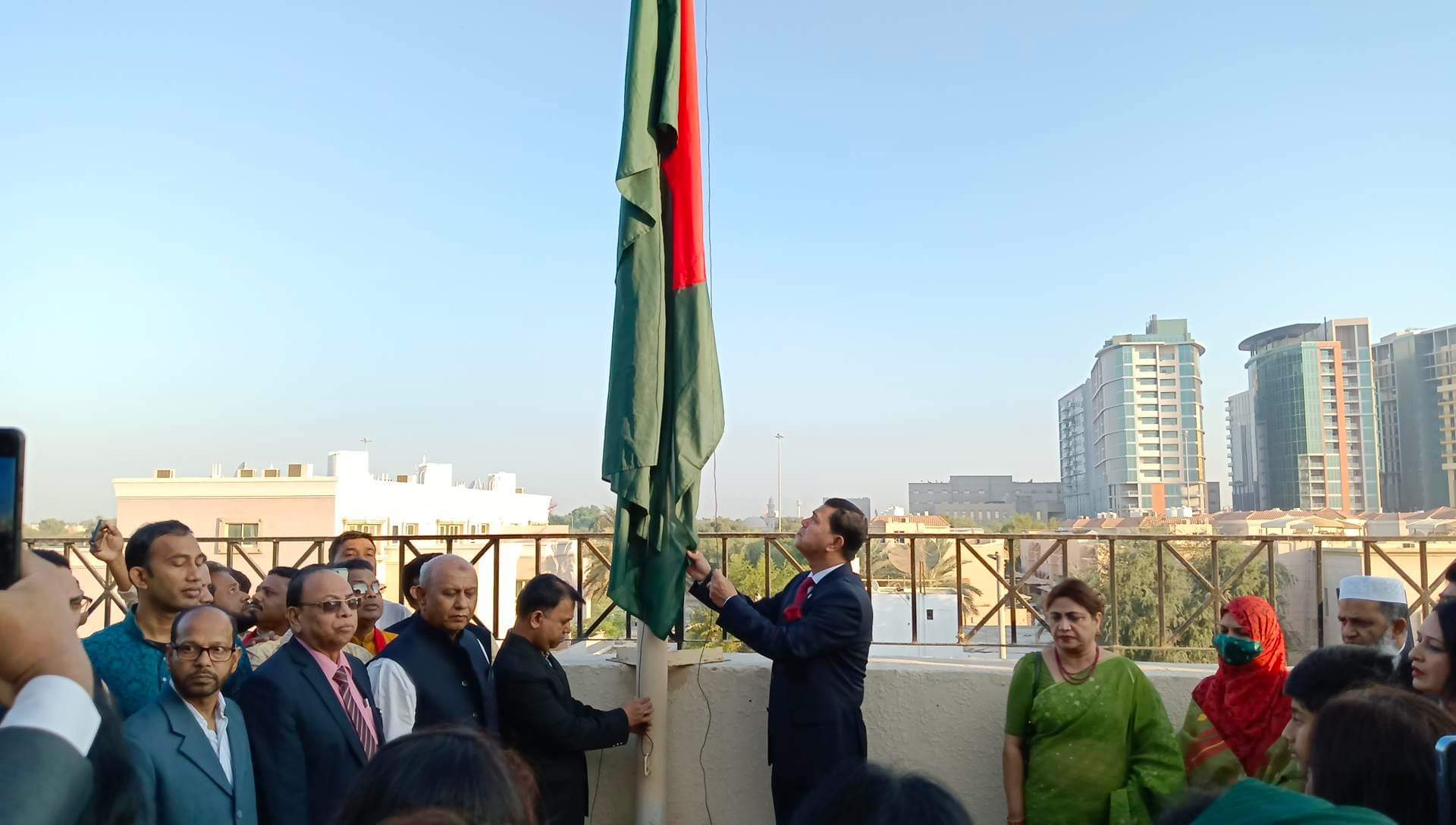 আবুধাবিতে বাংলাদেশ দূতাবাসে বিজয় দিবস উদযাপন