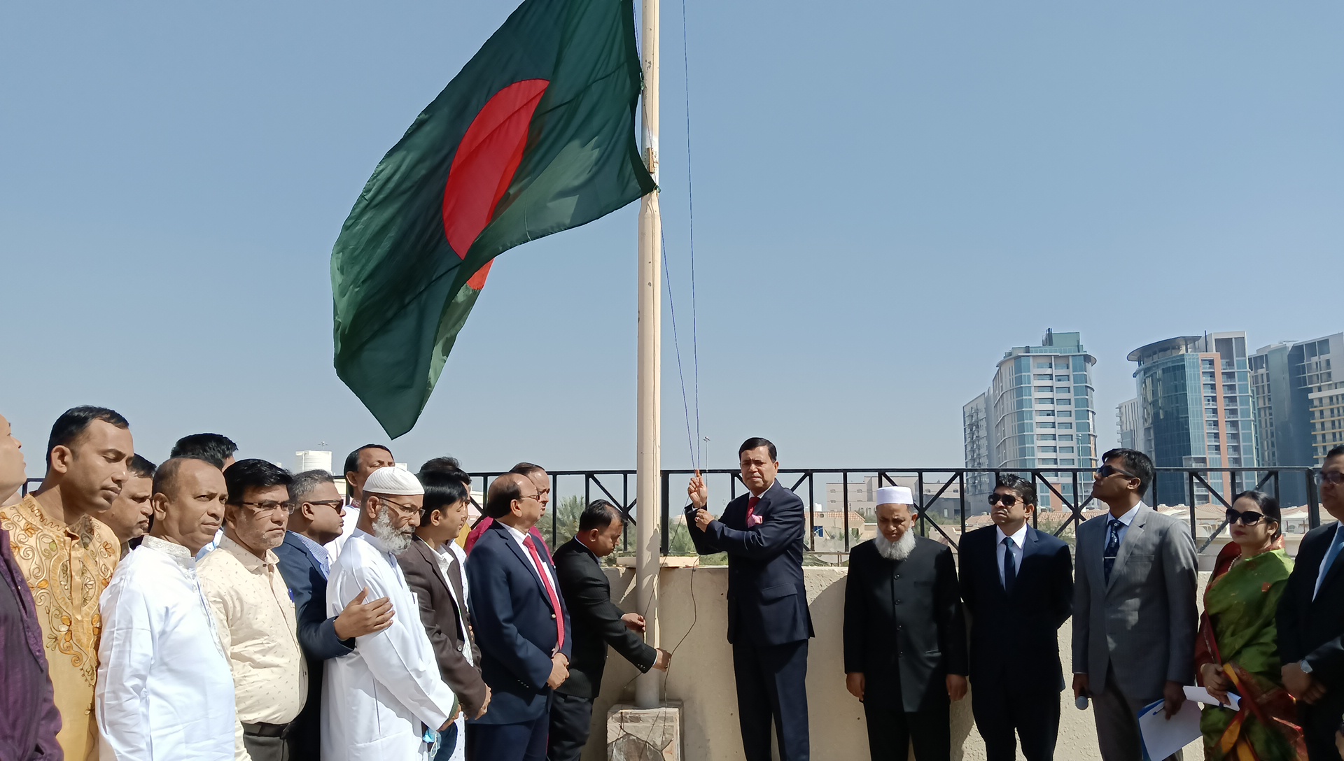 আবুধাবির বাংলাদেশ দূতাবাসে স্বাধীনতা দিবস উদযাপন